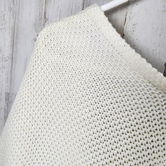 Cynthia Rowley Crochet Cardigan Sweater Ivory Size One Size - Picture 10 of 11